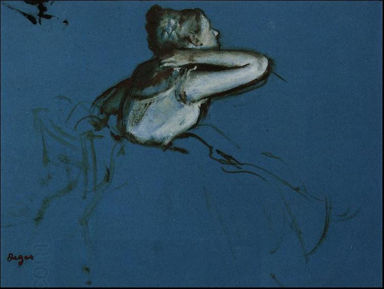 Edgar Degas Seated Dancer China oil painting art